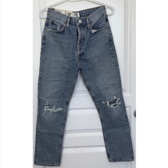 AGOLDE Riley High Rise Crop - Picture 2 of 3